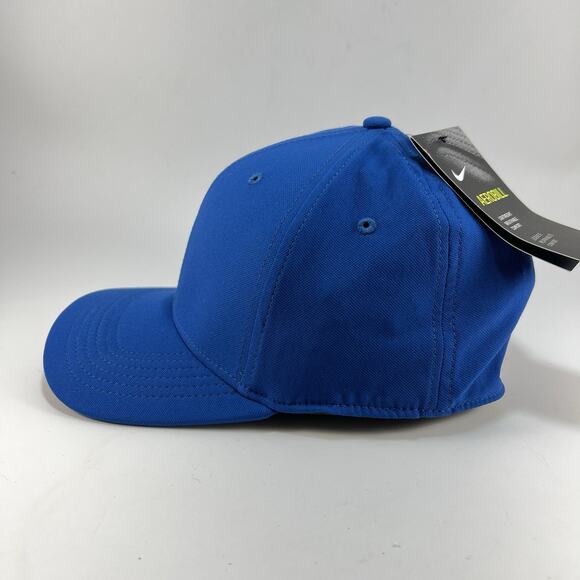 Nike Aerobill Classic99 Dri-Fit Flex Fitted S/M Hat Cap Polyester Men Blue, NWT - Picture 2 of 8